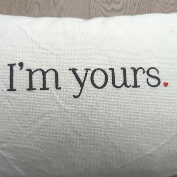 Indigo You're Mine I'm Yours Cushion - Picture 3 of 5
